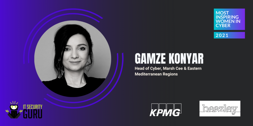 Most Inspiring Women in Cyber 2021: Gamze Konyar, Head of Cyber at Marsh CEE & Eastern Mediterranean Regions